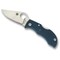 Spyderco 2024 Spyderco, Reveal V5, Manbug , Plain Edge, Blue Frn Handles SPY-MFPK390 - alternate 2